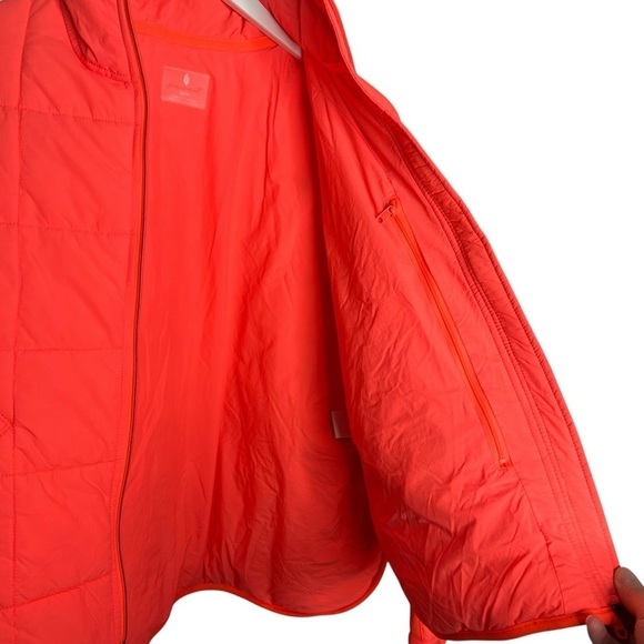 Free People Movement Pippa Packable Puffer Jacket Neon Coral Size XS NEW - Picture 14 of 16